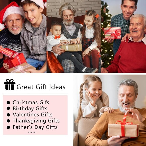 Worlds Best Grandpa Gifts Leather Beanie Hat Christmas Birthday Retirement Anniv - Picture 6 of 6